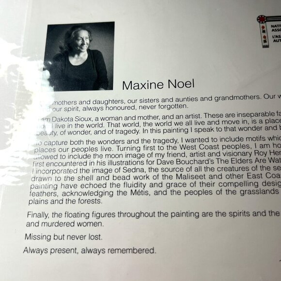 Maxine Noel Not Forgotten Contemporary Canadian Art Card Series Native American - Picture 5 of 7